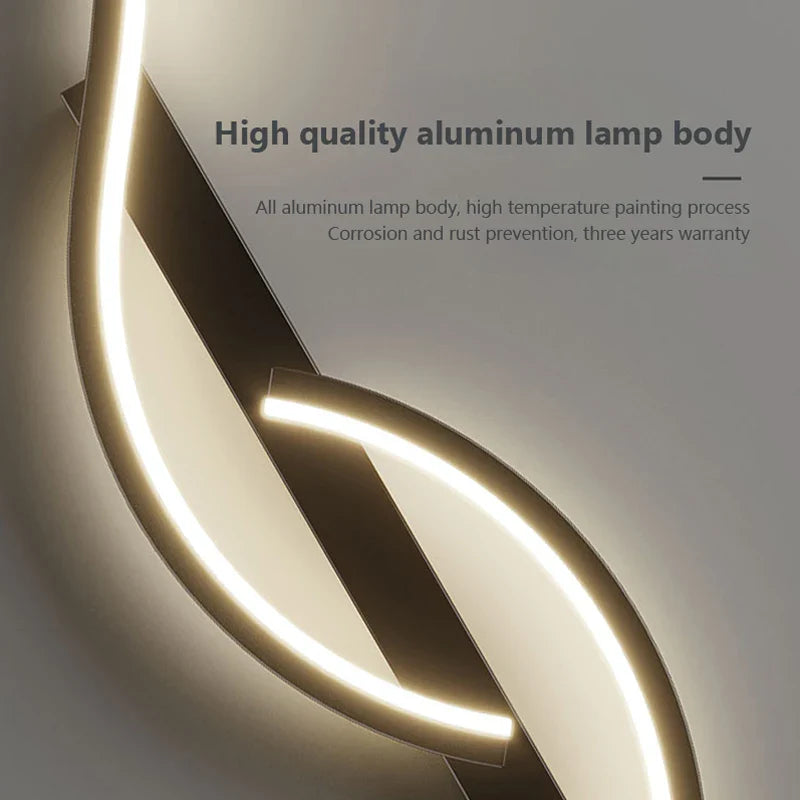 LED Wandlamp Minimalistisch Lang Design Wandverlichting