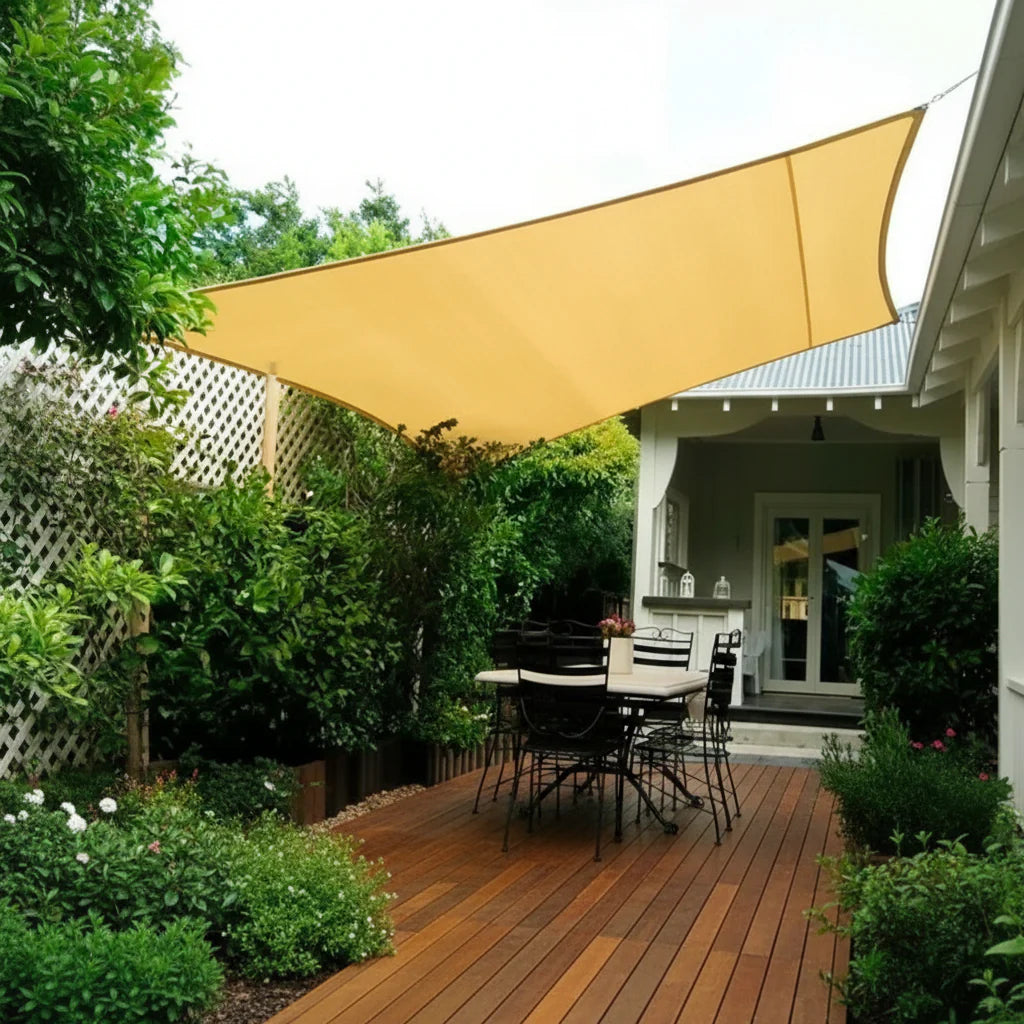 Waterdicht Zonnescherm – UV Bescherming Regenbescherming Terras