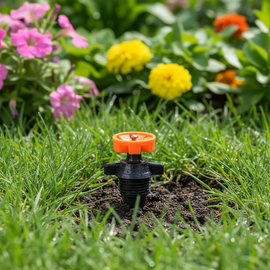 360° Roterende Sproeikop – Efficiënte Tuinbewatering