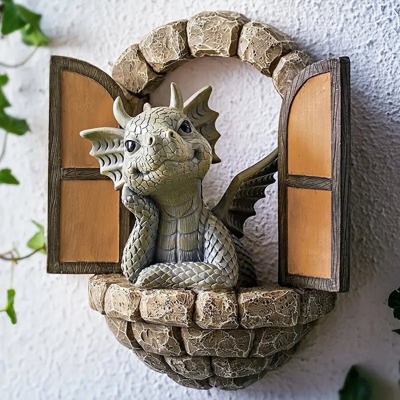 Handgemaakte Draak Decoratie – Fantasy Beeld