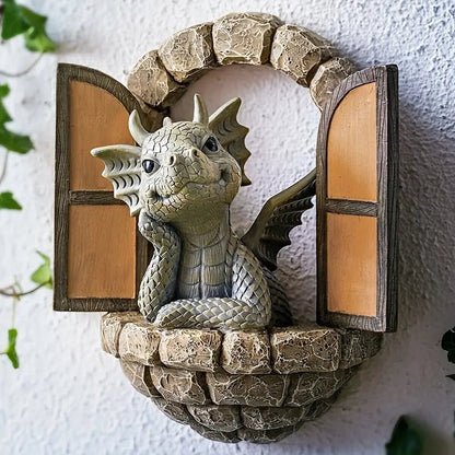 Handgemaakte Draak Decoratie – Fantasy Beeld