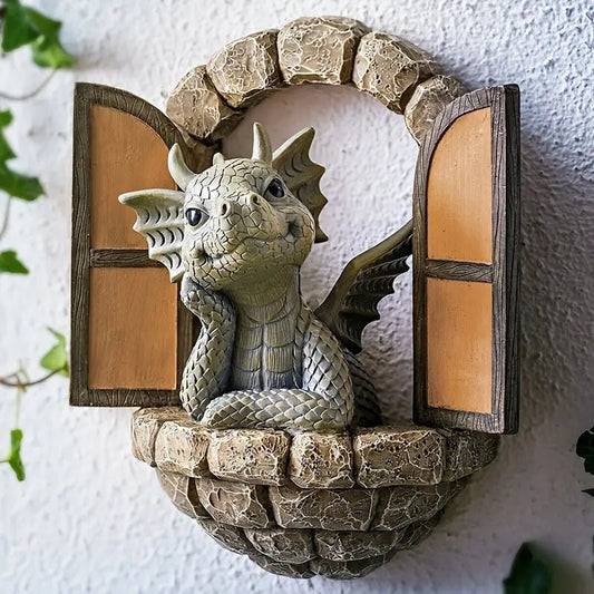 Handgemaakte Draak Decoratie – Fantasy Beeld