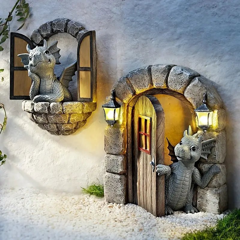 Handgemaakte Draak Decoratie – Fantasy Beeld