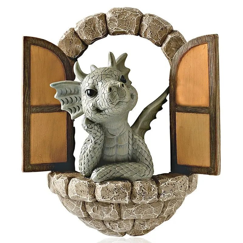 Handgemaakte Draak Decoratie – Fantasy Beeld