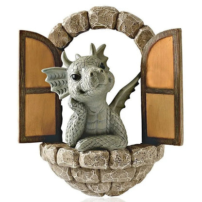 Handgemaakte Draak Decoratie – Fantasy Beeld