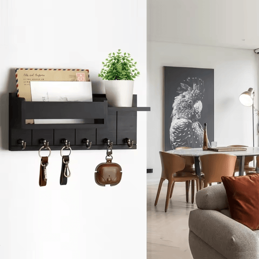 Houten wand organizer