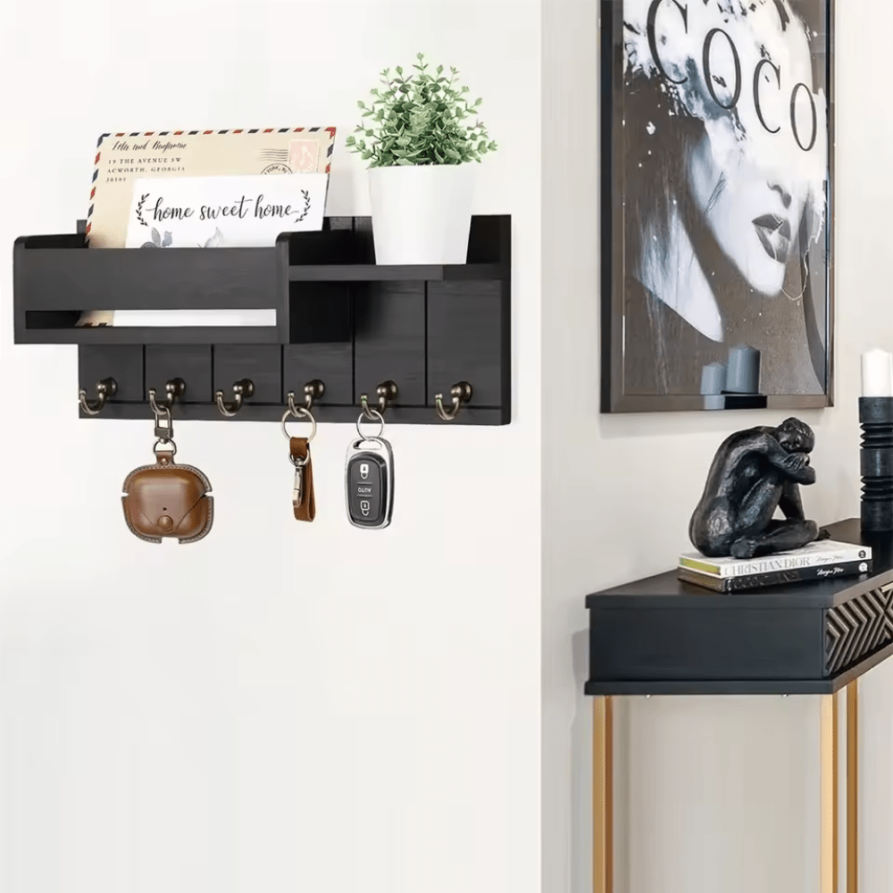 Houten wand organizer