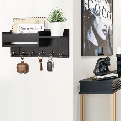 Houten wand organizer