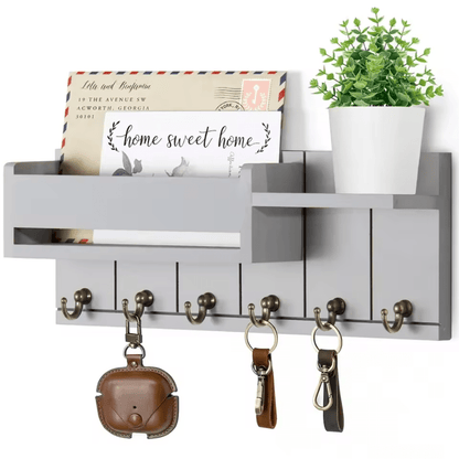 Houten wand organizer