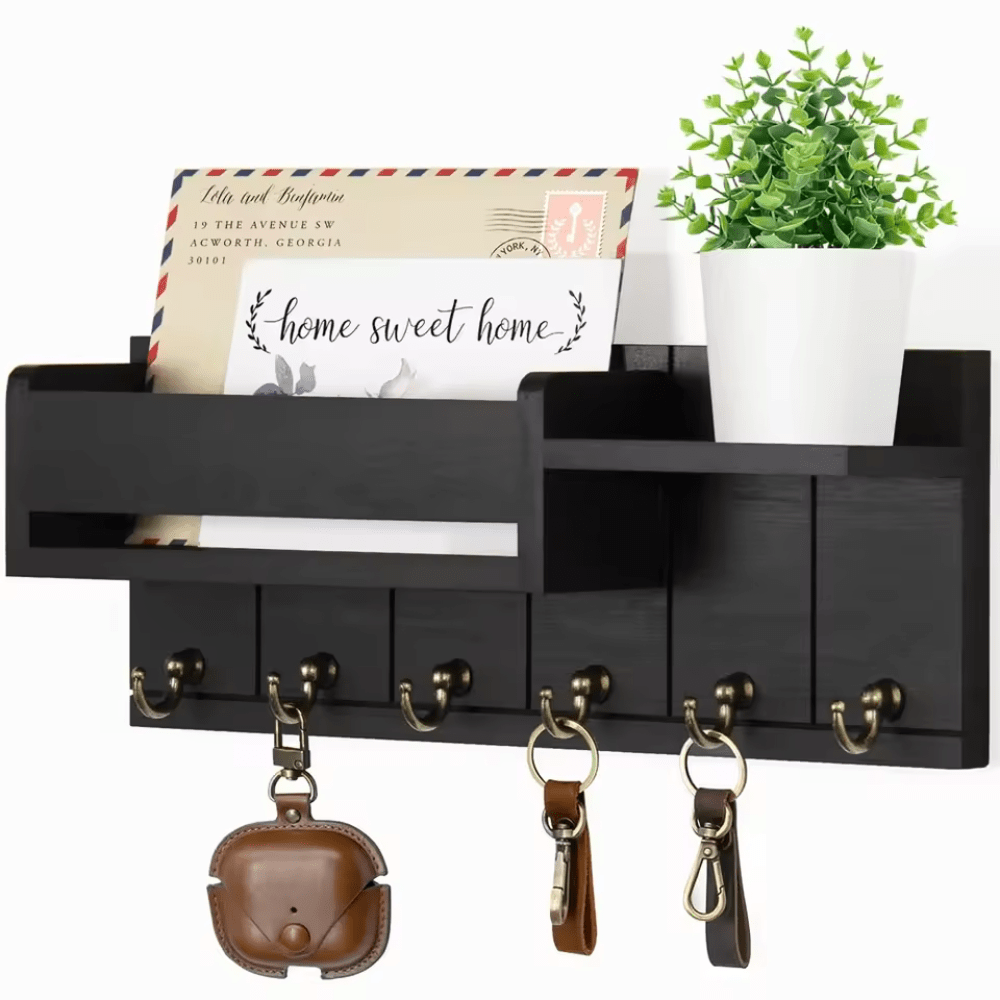 Houten wand organizer