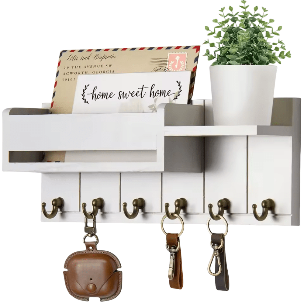 Houten wand organizer
