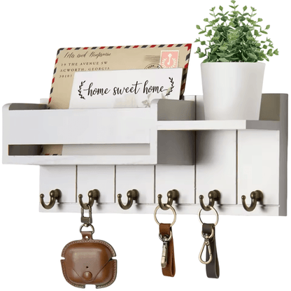 Houten wand organizer