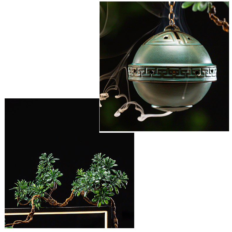 Zenfall Backflow Wierookhouder met LED