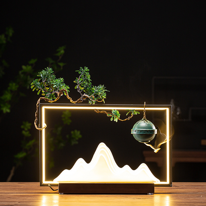 Zenfall Backflow Wierookhouder met LED