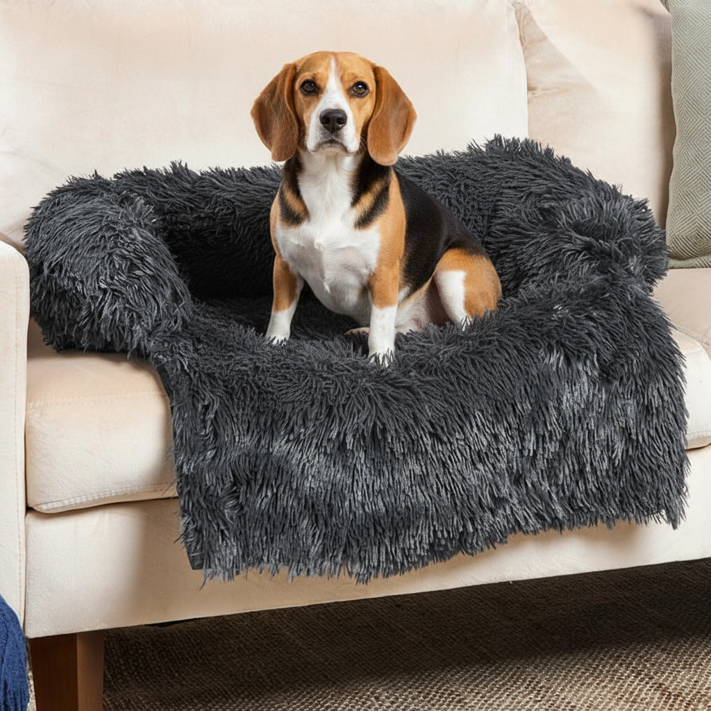 Kalmerend Hondenkussen met Sofa Beschermer – Hondenmand Bankbeschermer