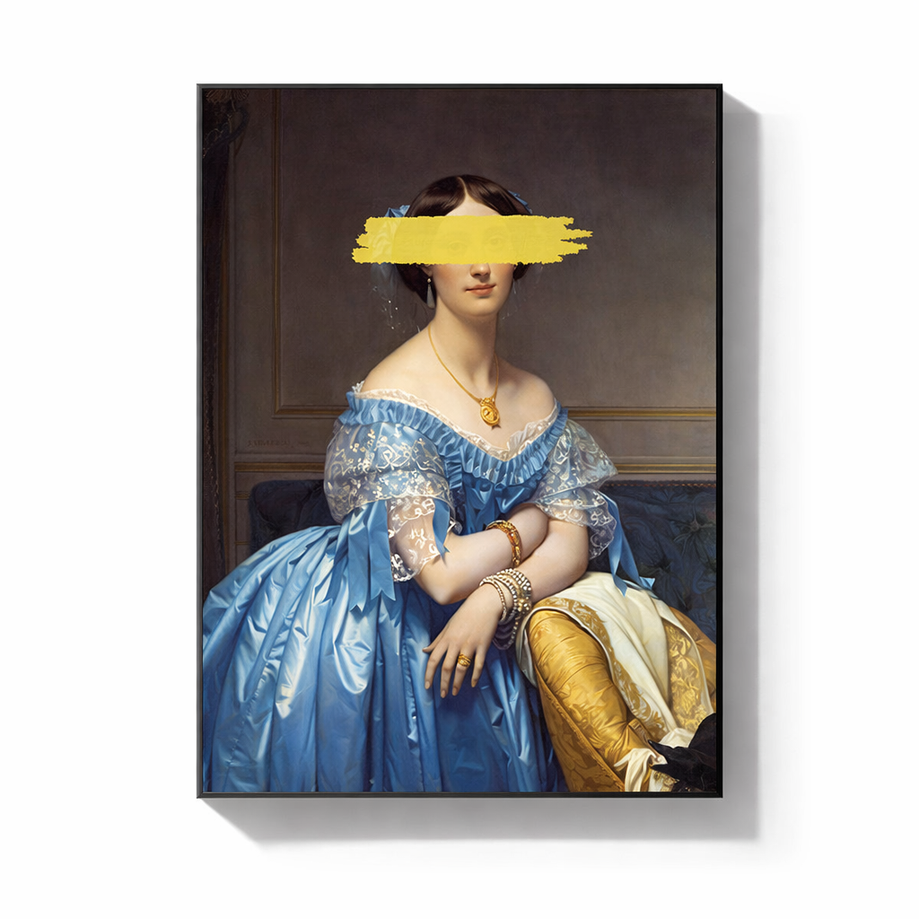 Modern Abstract Canvas – Vrouw Kunst