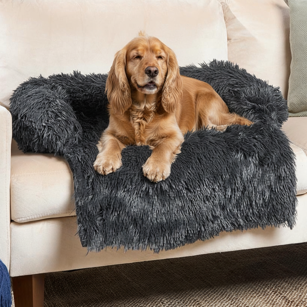 Kalmerend Hondenkussen met Sofa Beschermer – Hondenmand Bankbeschermer
