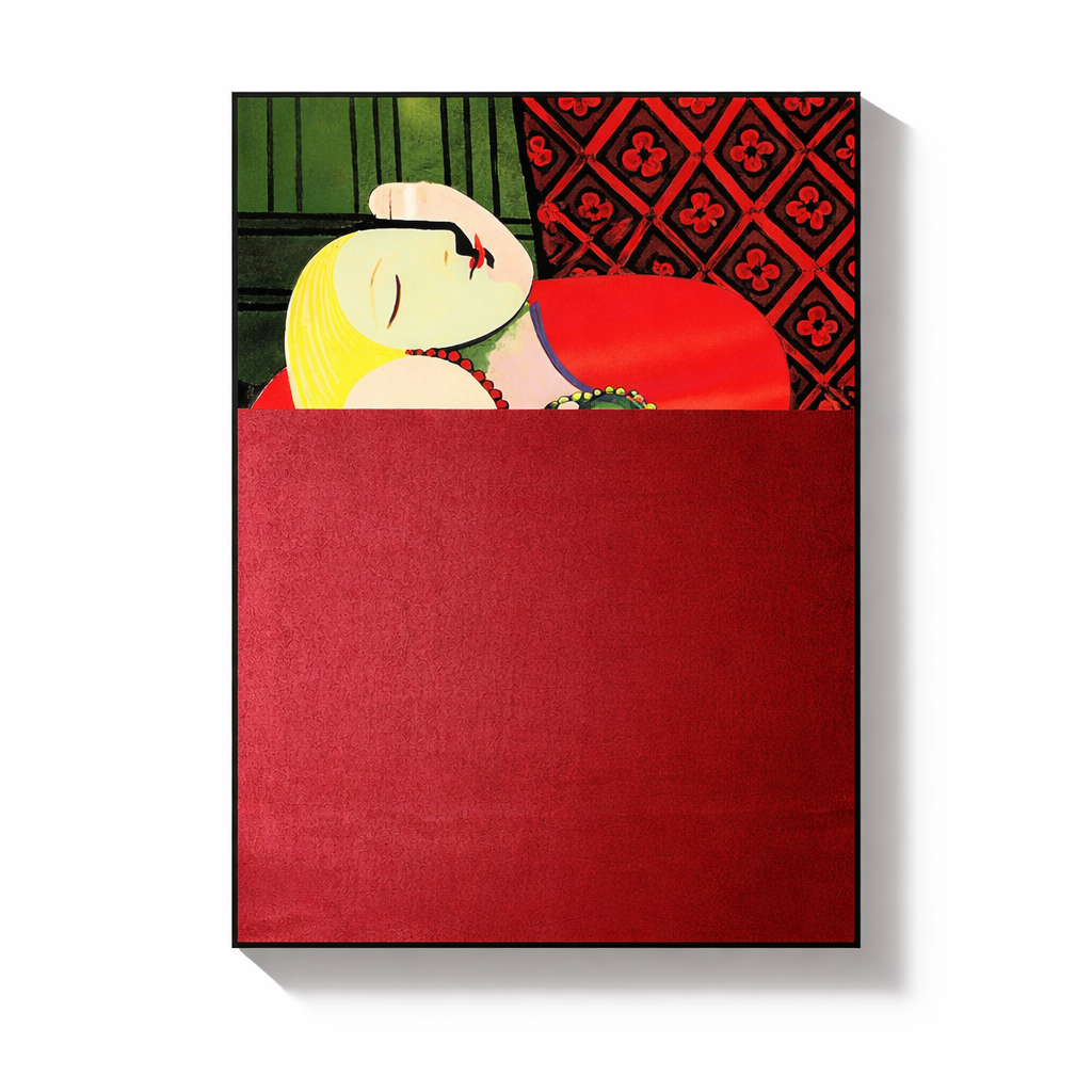 Modern Abstract Canvas – Vrouw Kunst