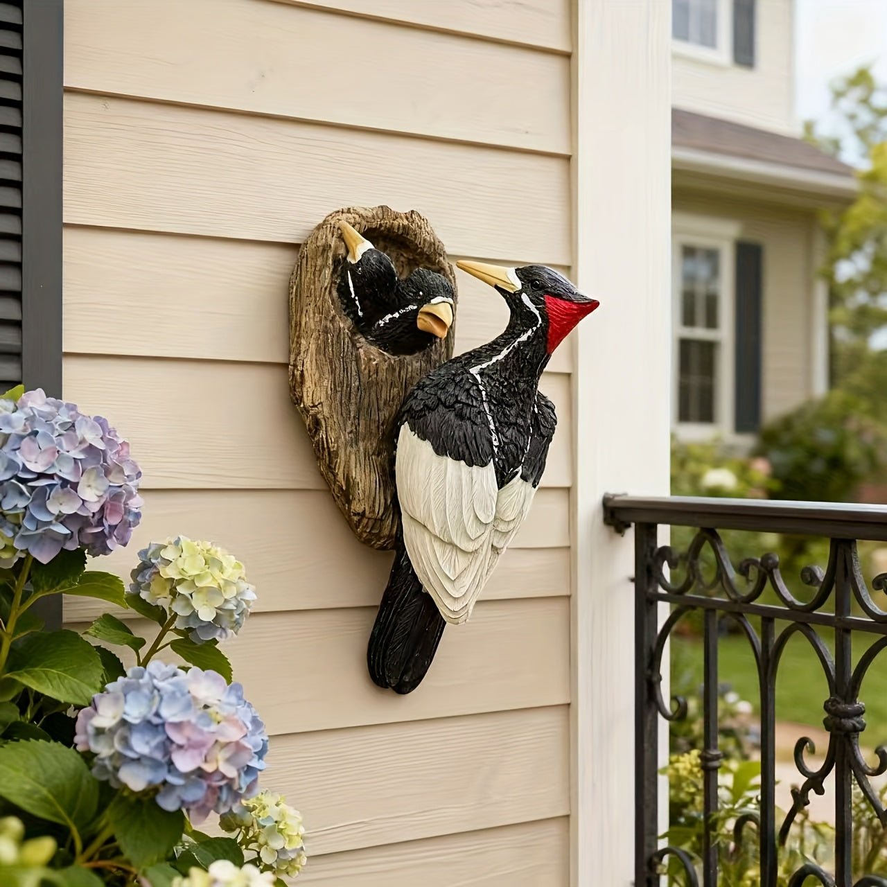 Specht Vogelbeeld Tuin Decoratie