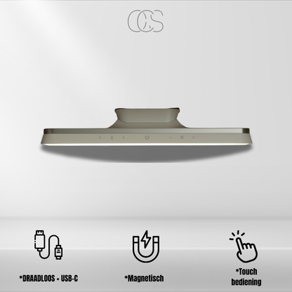 Draadloze LED Lamp Magnetisch Oplaadbaar Aluminium ABS Design