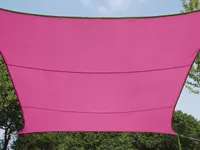 Perel Zonnezeil Rechthoek 2x3m Fuchsia