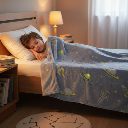 Glow in the Dark Kinderdeken.