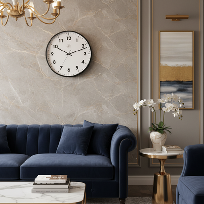 Wandklok 40 cm Kunststof – Moderne Design Klok – New