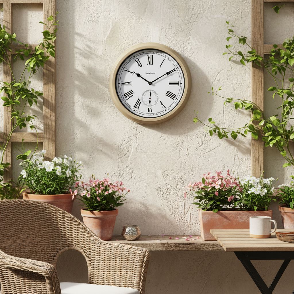 Buiten Wandklok 40,5 cm Weerbestendig