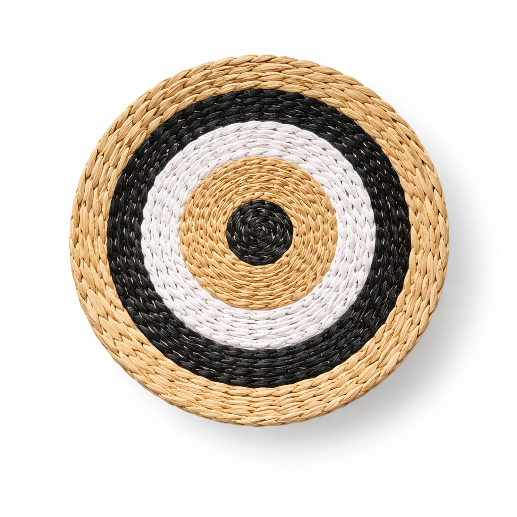 Decolind Wanddecoratie – Stro – 30 cm – Etnisch