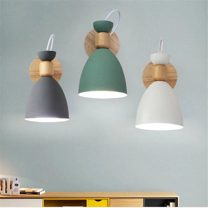 Moderne LED-Houten Slaapkamer Wandlamp