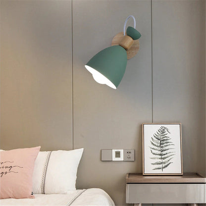 Moderne LED-Houten Slaapkamer Wandlamp