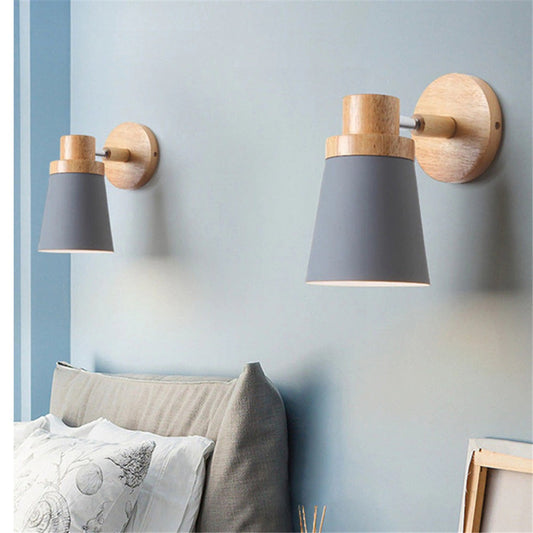 Moderne LED-Houten Slaapkamer Wandlamp