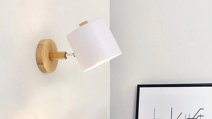 Moderne LED-Houten Slaapkamer Wandlamp