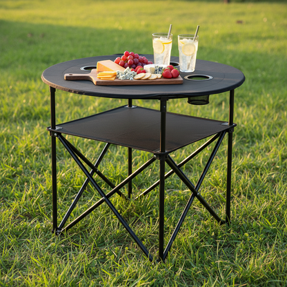Opvouwbare Picknicktafel met Opbergplank